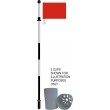 Full Size Flag Pin, Flag, Hole Cup & Cover Set