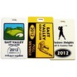 Golf Bag Tag - Style E - Credit Card Style - Printed one side - Various Pack Sizes