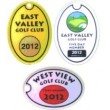 Golf Bag Tag - Style C - Oval Style - Printed one side - Various Pack Sizes