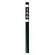 Alumunium Yardage Post 1.5" Dia. X 24" Long With Spike