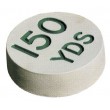 8" Dia. X 2" Concrete Yardage Marker