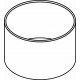 Replacement Solid White Liner For Pre-2023 Deluxe Aluminium Holecup - Pack Of 9 (also compatible with some other brands - contact us for details)