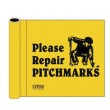 Pin Placement Flag - P.R.P. -  With Rubber Grommets