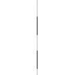 6ft PVC Flag Pin Black & White (For Uk Holecups & Tie Flags)