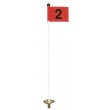 F/G Putting Green Pin C/W Metal B.Saver & No. Flag (6 Min.)