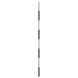 Aluminium Fairway Marker - Black/White - Total Length 11.5ft