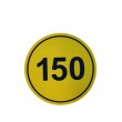 Composite Yardage Disc 12" Diameter - Yellow - 150 Yards
