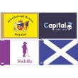 Tie Flag - 2 Ply - Digitally Printed Logoed Flag (Min 18)