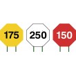 Driving Range Distance Marker With Post & Ground Liners